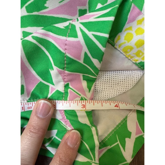 Crewcuts Boys Swim Trunks Size 3 Preppy Pink Green Pineapple Mesh Liner - Picture 7 of 7